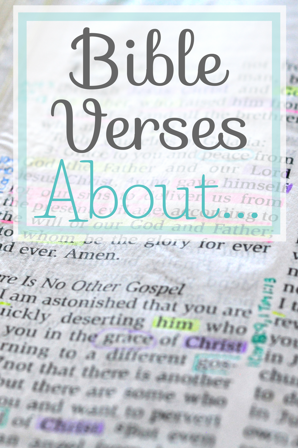 Bible-verses-about • The Littlest Way