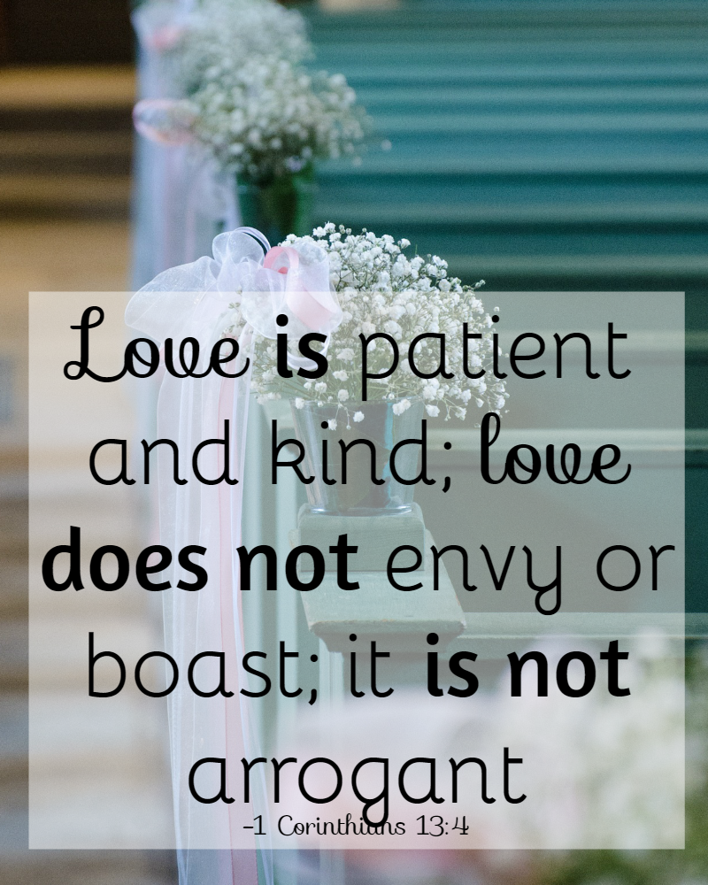 31 Days of Bible Verses About Patience: 1 Corinthians 13:4 • The